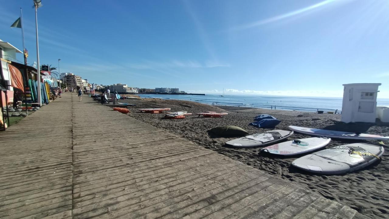 Alquilaencanarias-Medano "Halley", Terrace & Beach Leilighet El Médano Eksteriør bilde